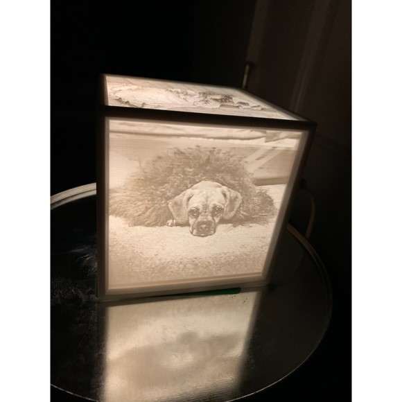 Custom Lithophane Light Box | Personalized Gifts | Keepsakes - Picture 3 of 8